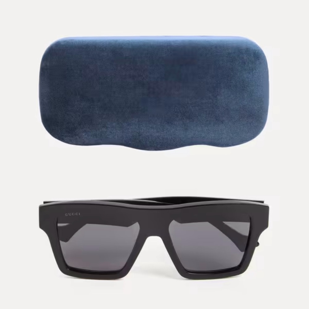 Gucci Black 55mm Square Sunglasses - Picture 3 of 5